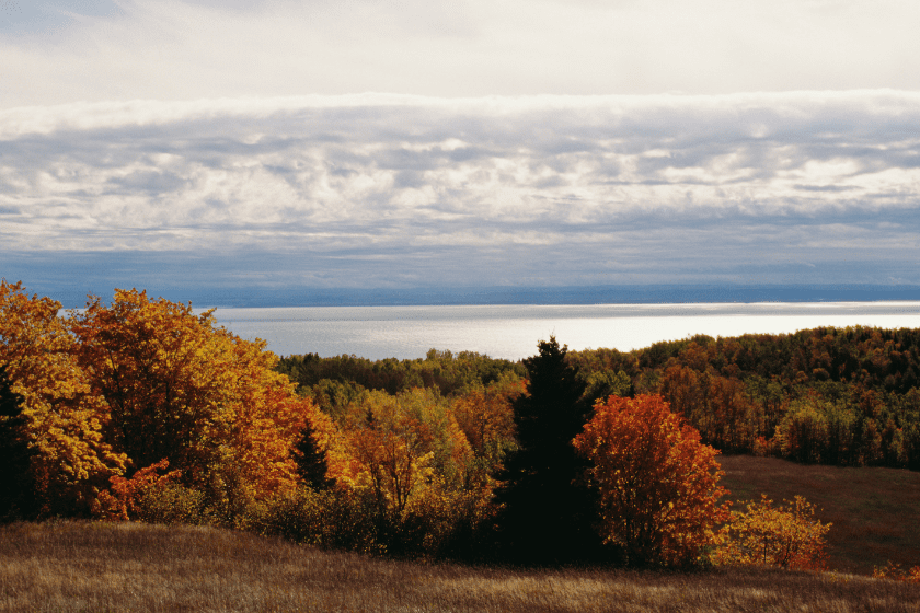 Charlevoix foliage in the fall